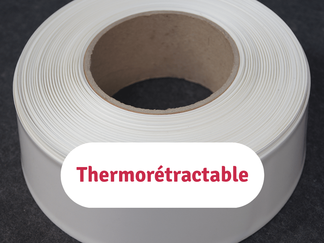 gaines en pvc thermorétractable de type sts